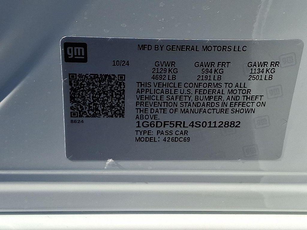 new 2025 Cadillac CT4 car, priced at $53,835