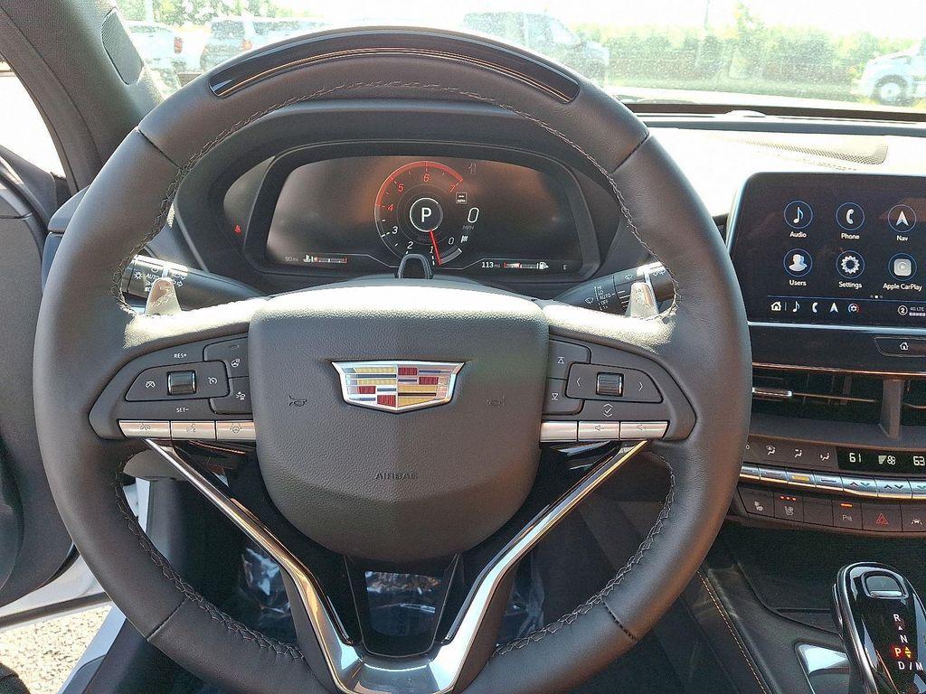 new 2025 Cadillac CT4 car, priced at $53,835