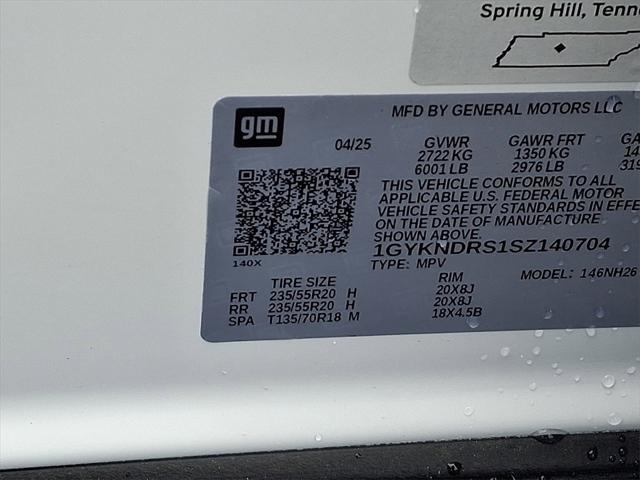 new 2025 Cadillac XT5 car, priced at $60,860