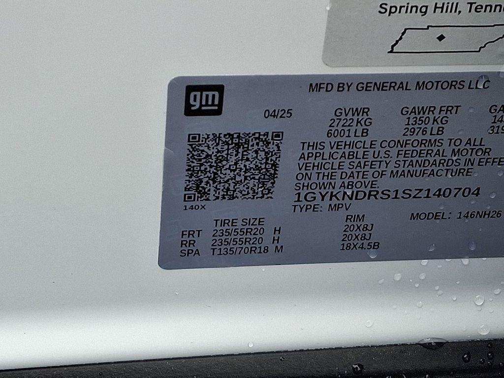 new 2025 Cadillac XT5 car, priced at $59,860