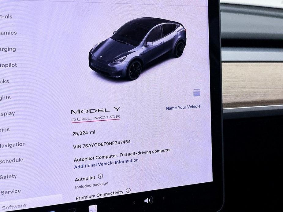 used 2022 Tesla Model Y car, priced at $33,980