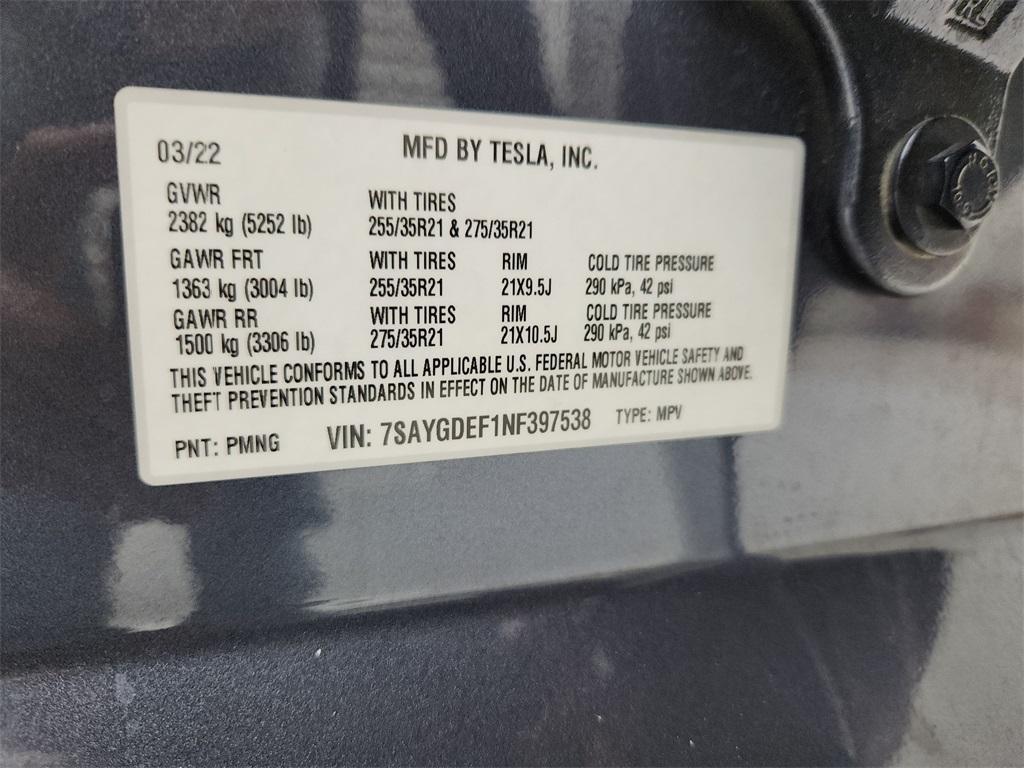 used 2022 Tesla Model Y car, priced at $27,992