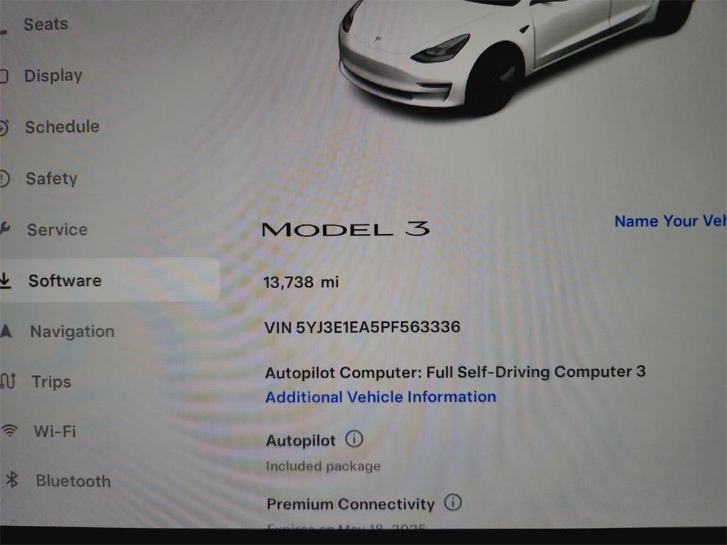 used 2023 Tesla Model 3 car, priced at $25,992