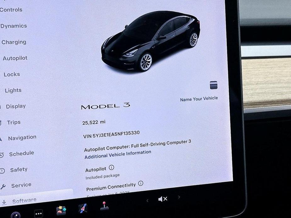 used 2022 Tesla Model 3 car, priced at $26,990