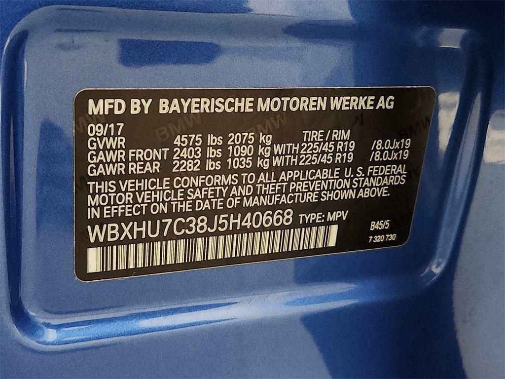 used 2018 BMW X1 car, priced at $16,995