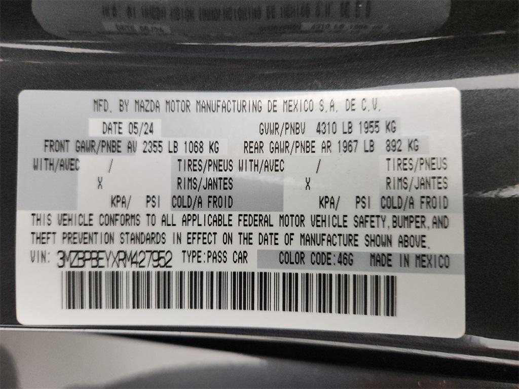 used 2024 Mazda Mazda3 car, priced at $31,593