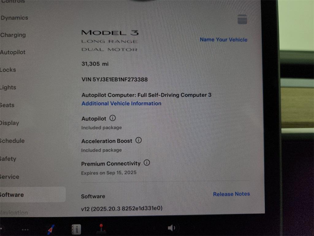 used 2022 Tesla Model 3 car, priced at $26,800