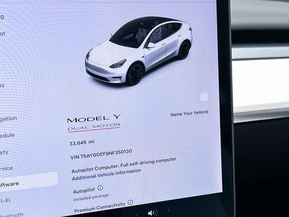 used 2022 Tesla Model Y car, priced at $32,900