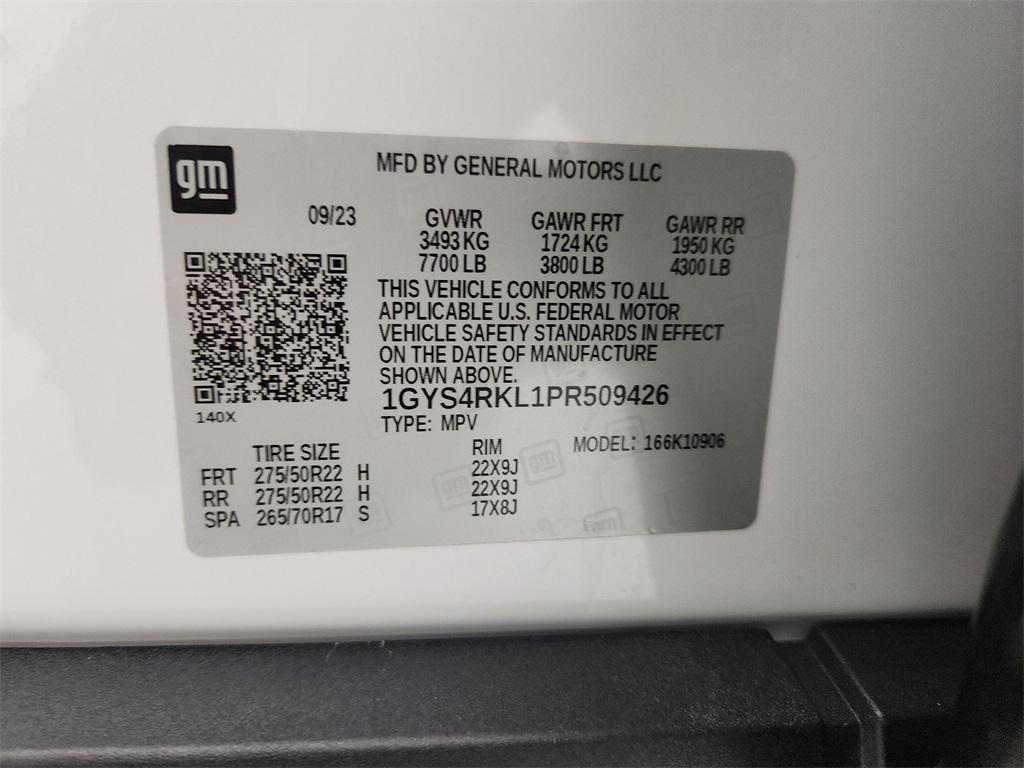 used 2023 Cadillac Escalade ESV car, priced at $75,950