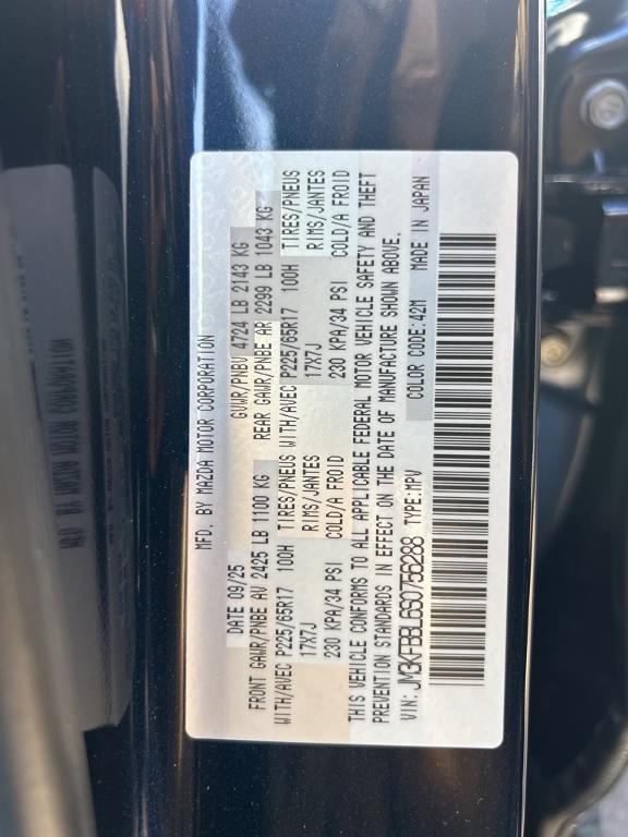 new 2025 Mazda CX-5 car, priced at $28,842