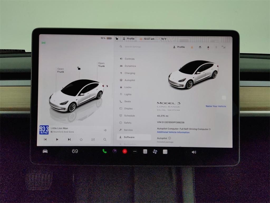 used 2023 Tesla Model 3 car, priced at $27,997