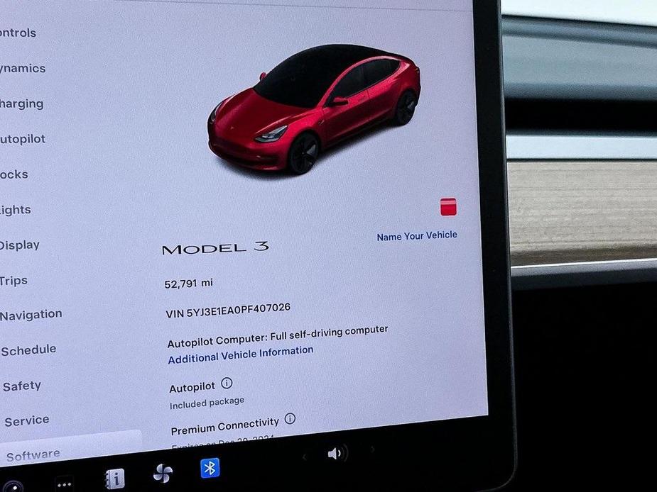 used 2023 Tesla Model 3 car, priced at $23,700