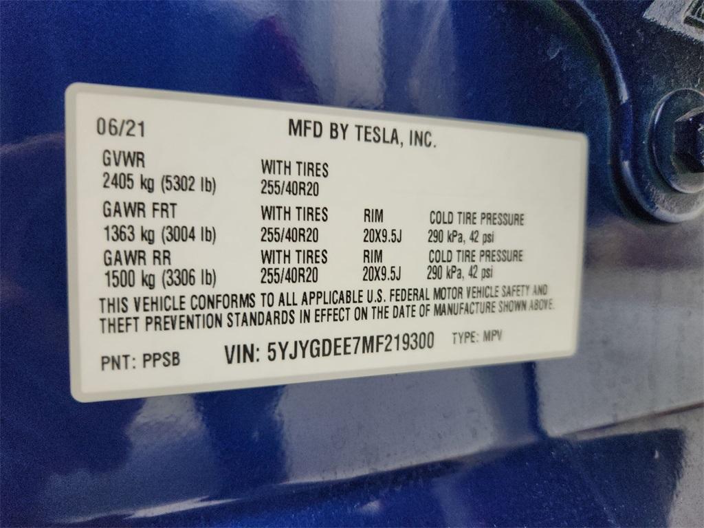 used 2021 Tesla Model Y car, priced at $27,990