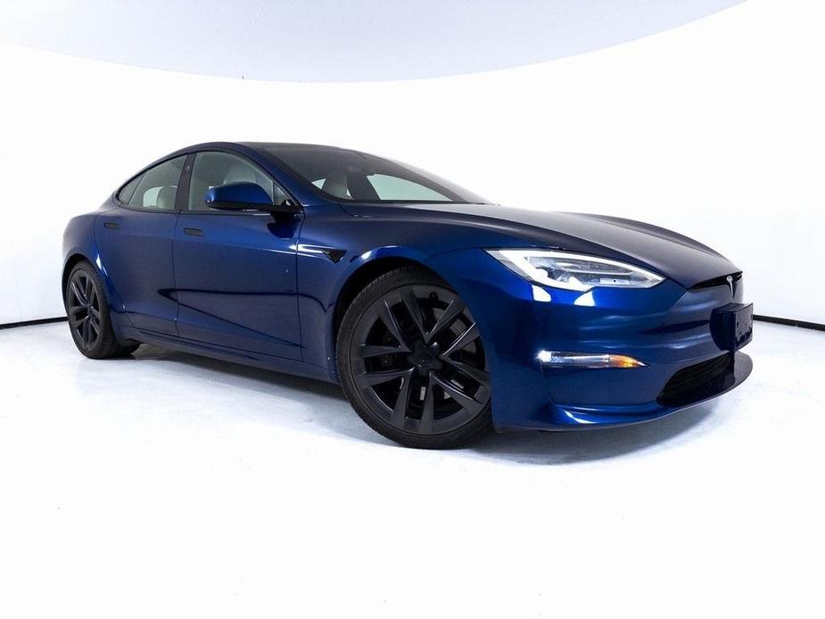 used 2021 Tesla Model S car, priced at $55,899