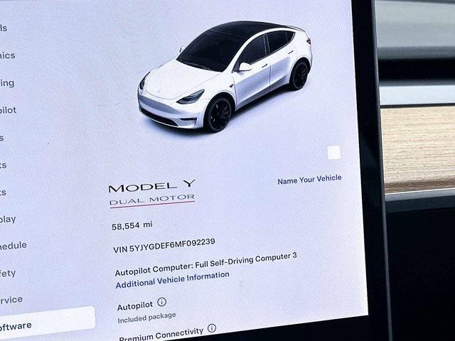 used 2021 Tesla Model Y car, priced at $27,991