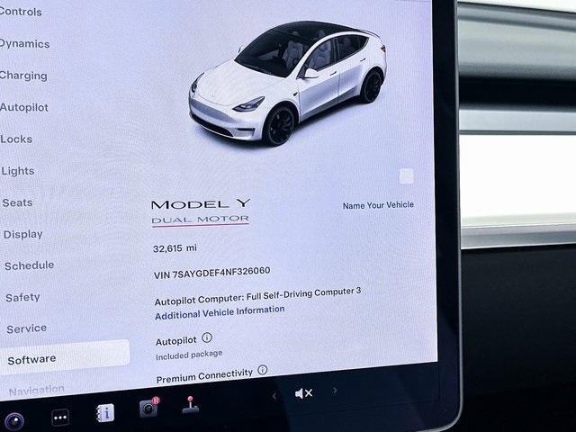 used 2022 Tesla Model Y car, priced at $32,990