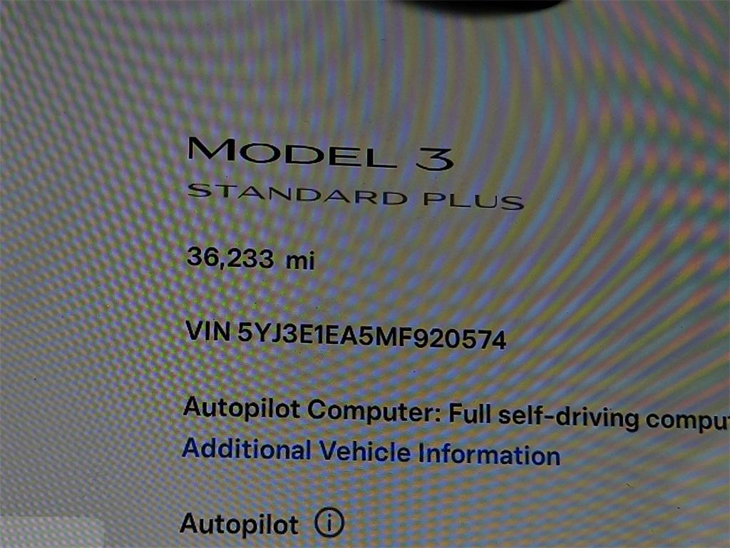 used 2021 Tesla Model 3 car, priced at $23,997
