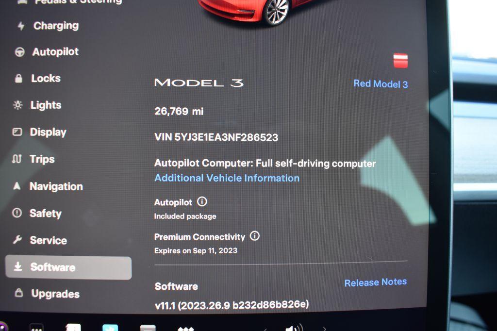 used 2022 Tesla Model 3 car, priced at $29,995
