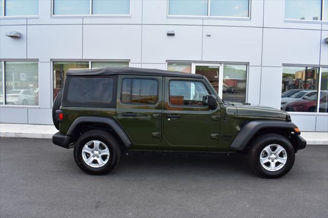 used 2021 Jeep Wrangler Unlimited car, priced at $29,349