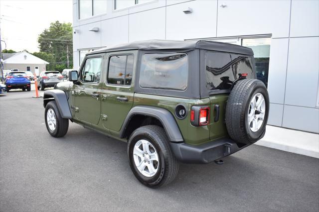 used 2021 Jeep Wrangler Unlimited car, priced at $29,349