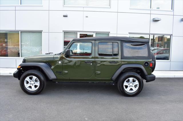 used 2021 Jeep Wrangler Unlimited car, priced at $29,349