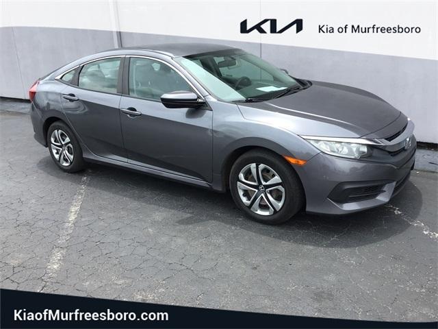used 2018 Honda Civic car, priced at $16,321
