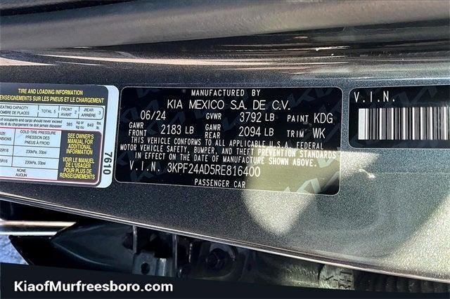 used 2024 Kia Forte car, priced at $18,204