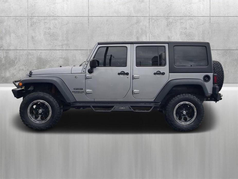 used 2017 Jeep Wrangler Unlimited car, priced at $23,299