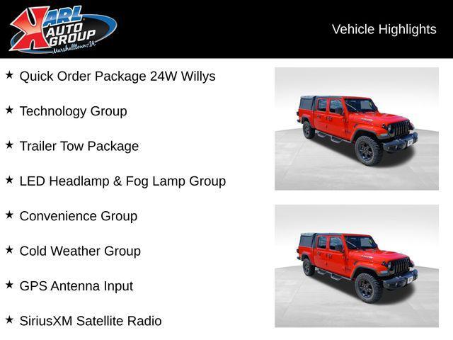 used 2023 Jeep Gladiator car, priced at $36,850