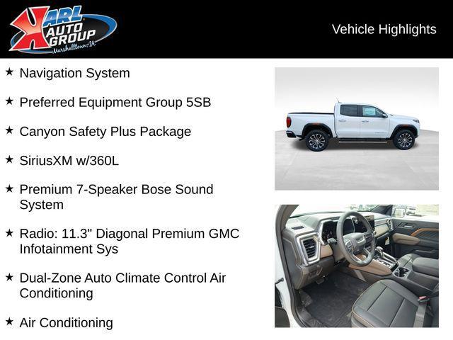 new 2025 GMC Canyon car, priced at $52,695