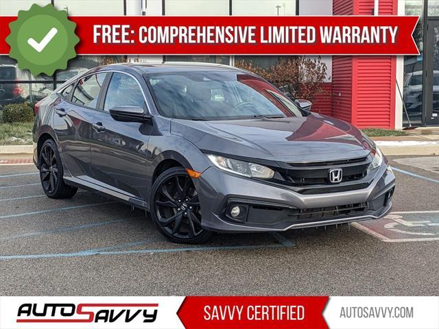 used 2020 Honda Civic car, priced at $17,500