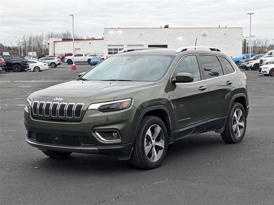 used 2021 Jeep Cherokee car, priced at $22,100