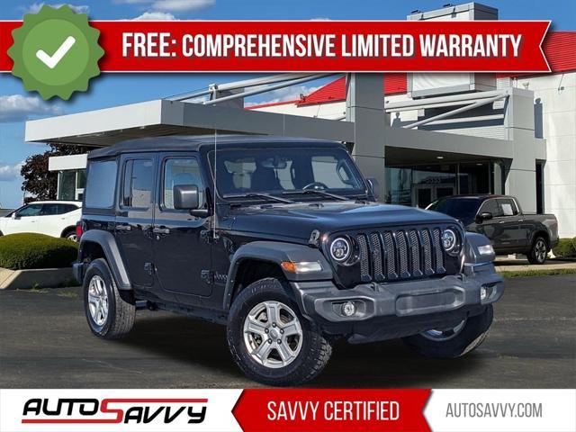 used 2022 Jeep Wrangler Unlimited car, priced at $28,400