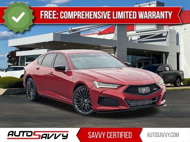 used 2021 Acura TLX car, priced at $34,400