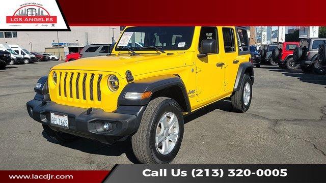 used 2020 Jeep Wrangler Unlimited car, priced at $27,919