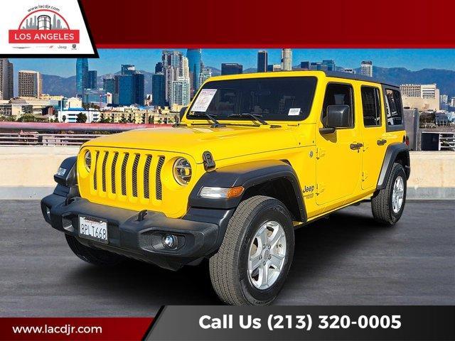 used 2020 Jeep Wrangler Unlimited car, priced at $25,619