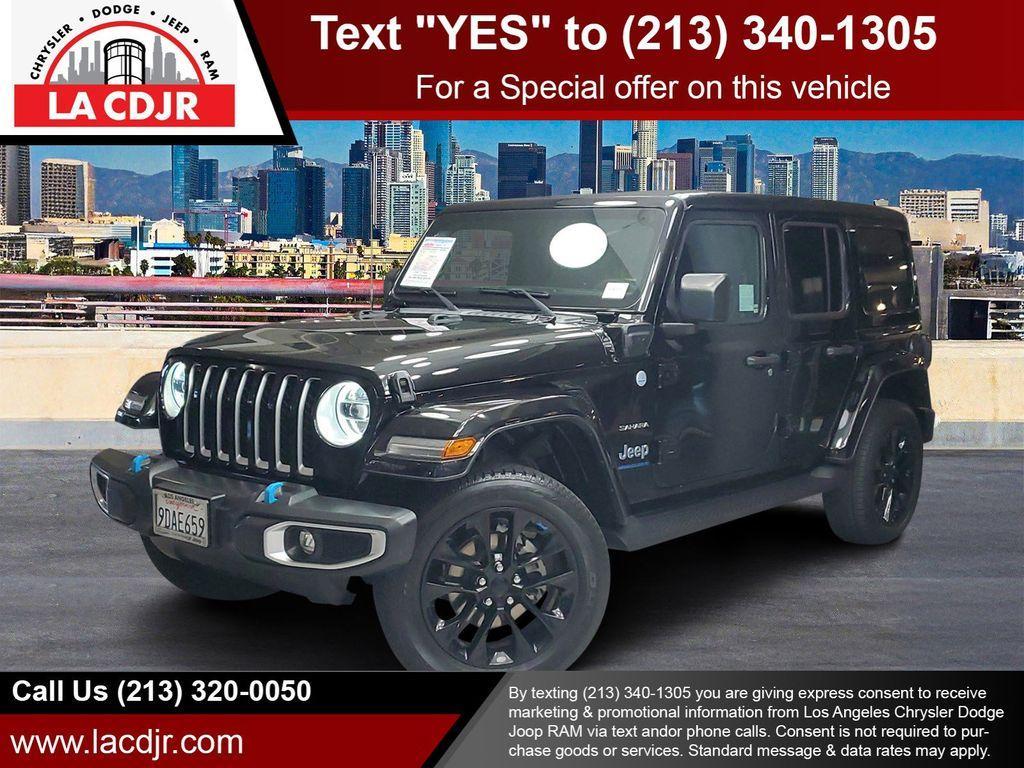 used 2023 Jeep Wrangler 4xe car, priced at $35,419