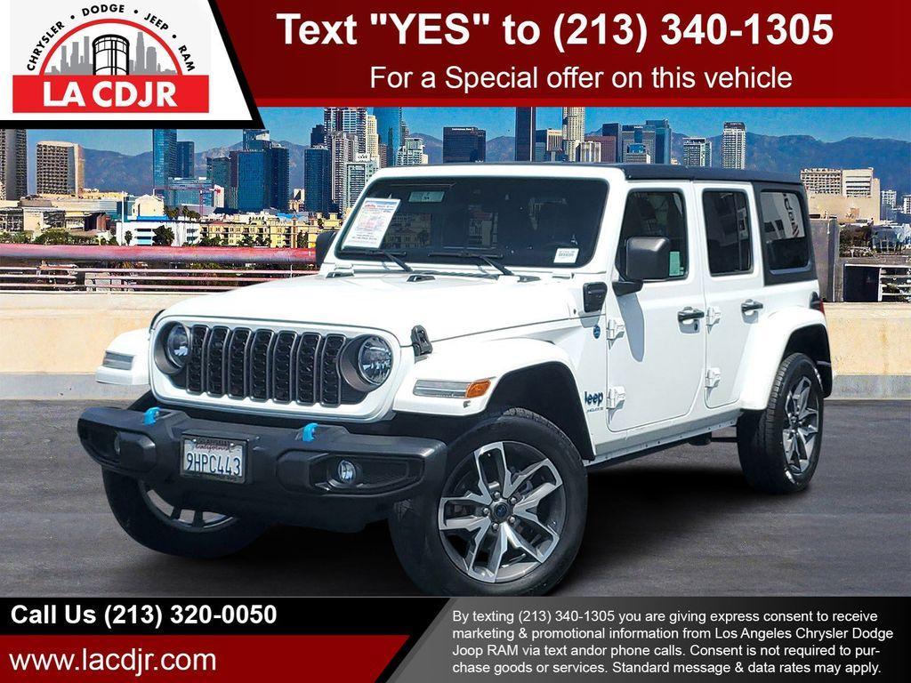 used 2024 Jeep Wrangler 4xe car, priced at $32,919