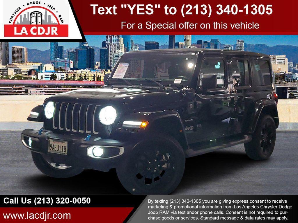 used 2022 Jeep Wrangler Unlimited 4xe car, priced at $35,919