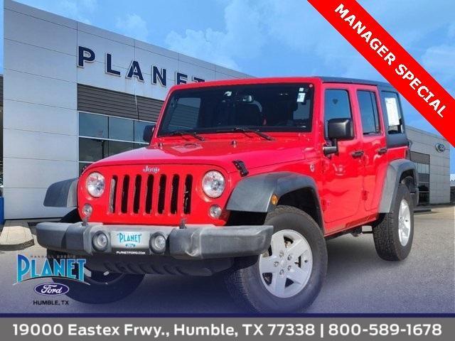 used 2017 Jeep Wrangler Unlimited car, priced at $18,650