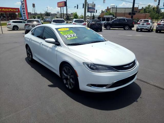 used 2016 Chrysler 200 car, priced at $13,900