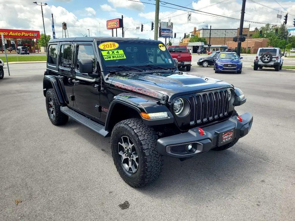 used 2018 Jeep Wrangler Unlimited car, priced at $30,377