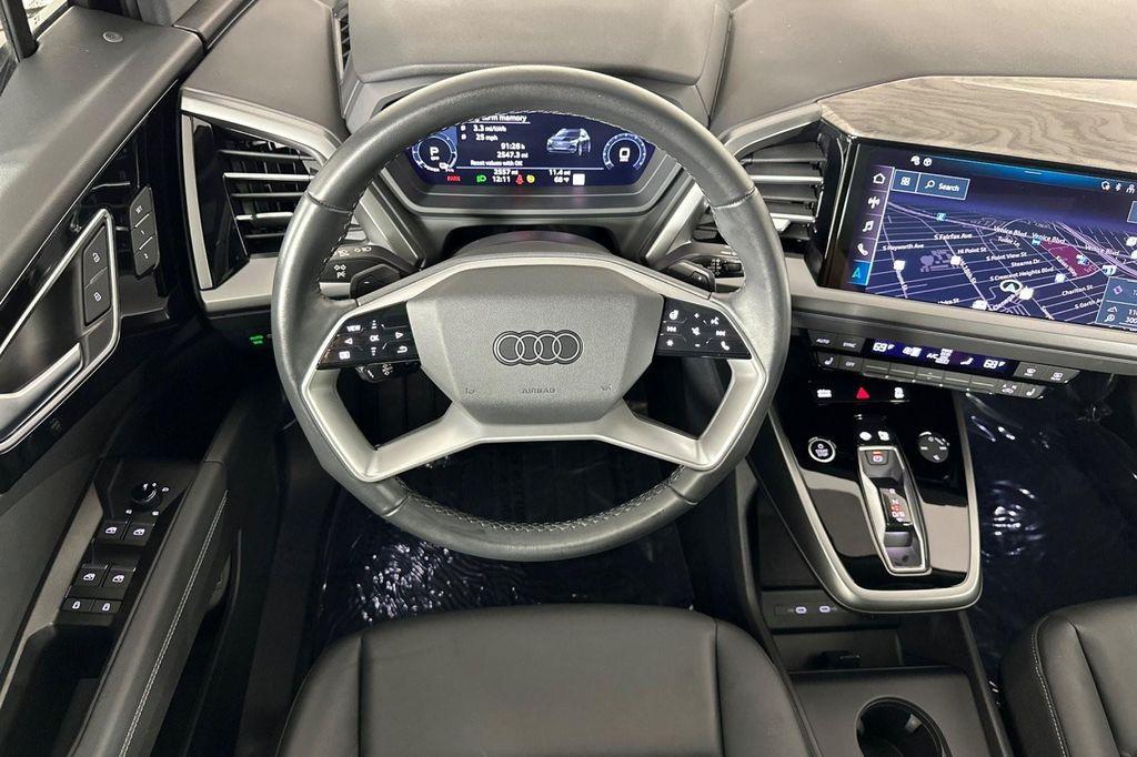 used 2024 Audi Q4 e-tron car, priced at $45,994