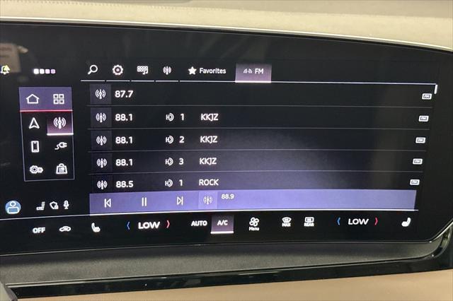new 2025 Audi Q6 e-tron car, priced at $69,850
