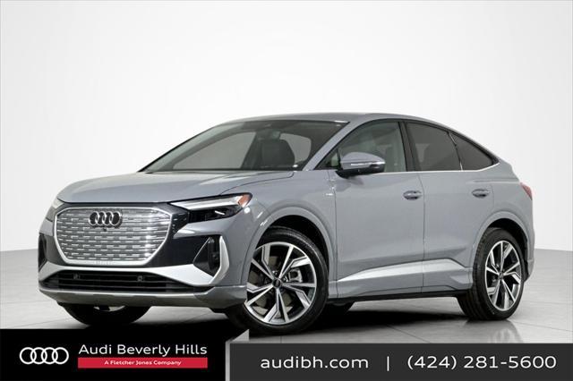 new 2025 Audi Q4 e-tron Sportback car, priced at $63,280