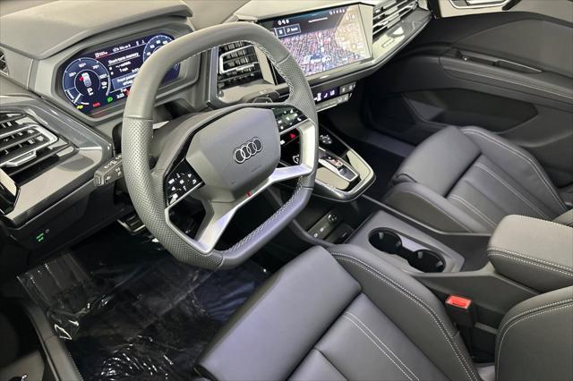 new 2025 Audi Q4 e-tron Sportback car, priced at $63,685