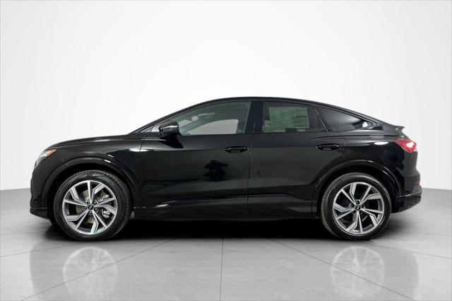 new 2025 Audi Q4 e-tron Sportback car, priced at $63,685