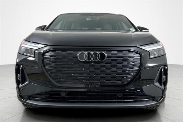 new 2025 Audi Q4 e-tron Sportback car, priced at $63,685