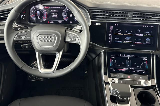 new 2025 Audi Q8 car, priced at $79,475