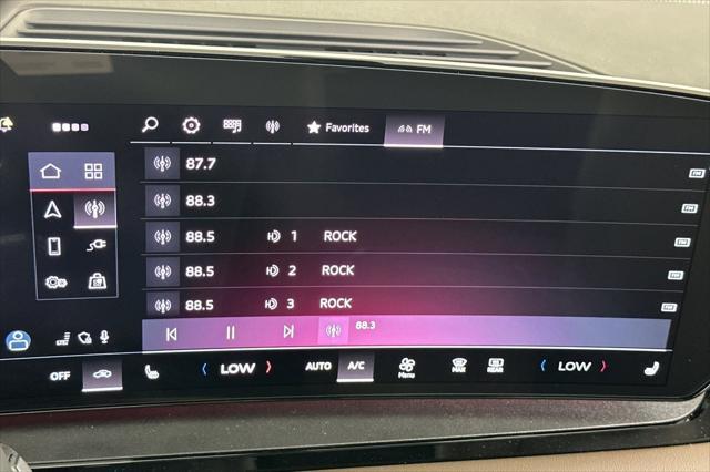 new 2025 Audi Q6 e-tron car, priced at $72,795